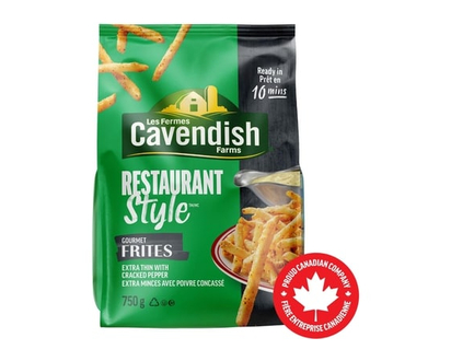 Les Fermes Cavendish Frites Gourmet Extra Minces Restaurant Style - 750.0 G