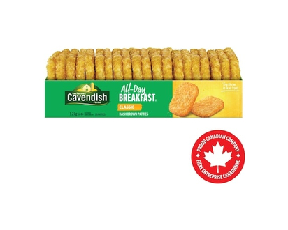 CAVENDISH FARMS All-Day Breakfast Classic Hash Brown Patties - 1.2 KG