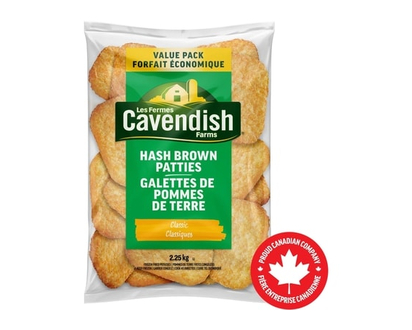 CAVENDISH FARMS Club Pack Classic Hash Brown Patties - 2.25 KG
