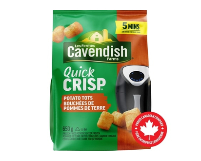 CAVENDISH FARMS Quick Crisp Potato Tots - 650.0 G