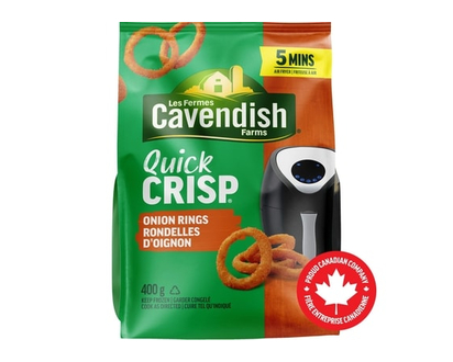 CAVENDISH FARMS Quick Crisp Onion Rings - 400.0 G