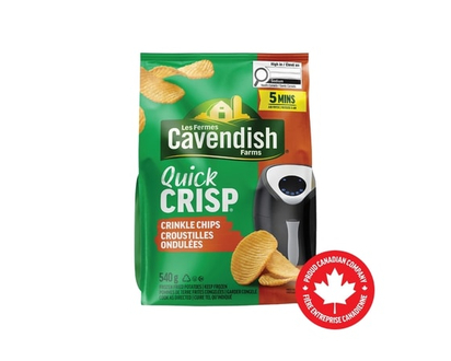 CAVENDISH FARMS Frozen Fried Potatoes Crinkle Chips - 540.0 G