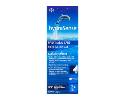 Hydrasense Daily Nasal Care, Medium Stream - 100.0 ML