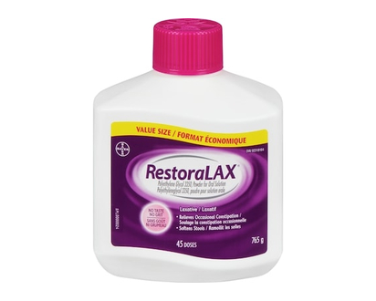Restoralax Powder Laxative, Effective Relief, No Taste, No Grit 45 doses - 1.0 EA