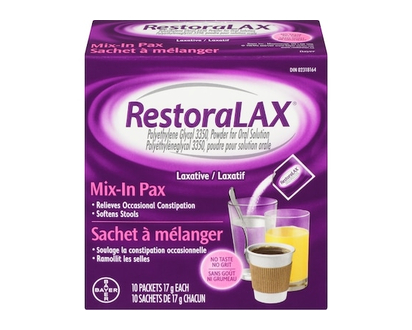 Restoralax Powder Laxative, Effective Relief, No Taste, No Grit - 10.0 EA