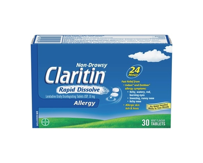 Claritin Rapid Dissolve Allergy Medicine, 24-Hour Non-Drowsy Relief - 30.0 EA