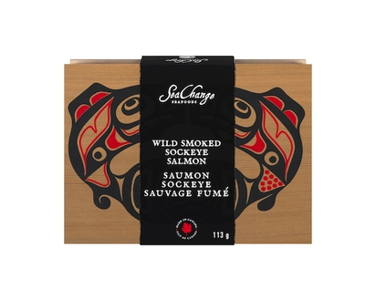 SeaChange Seafoods Wild Smoked Sockeye Salmon - 113.0 G