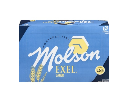 Molson Exel Lager 0.5% - 355.0 ML