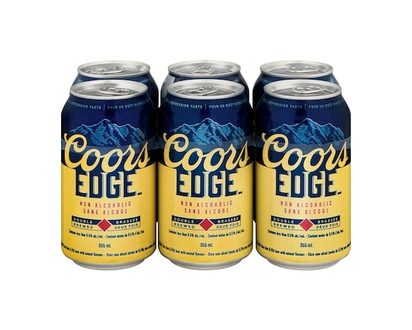 Coors Bière sans alcool de type Lager, Edge - 355.0 ML