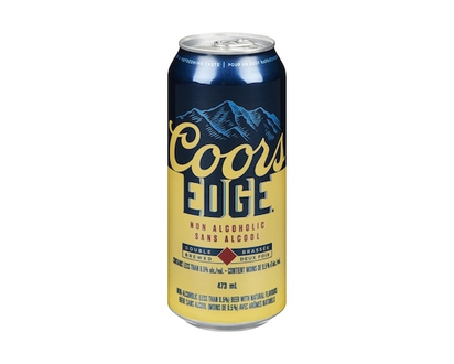 Coors Edge Non-Alcoholic Beer with Natural Flavours Double Brewed - 473.0 ML