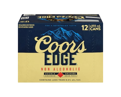 Coors Bière sans alcool de type Lager, Edge - 355.0 ML