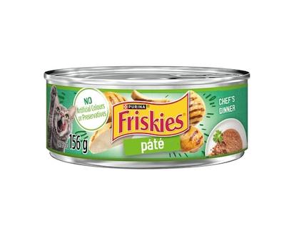 Purina Friskies Pâtà© Chef's Dinner, Wet Cat Food - 156.0 G