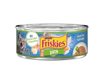 Purina Friskies Pâtà© Seafood Supreme, Wet Cat Food - 156.0 G
