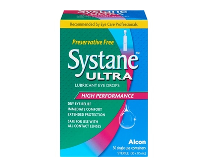Systane® Ultra Gouttes oculaires lubrifiantes Sans agent de conservation Contenants uniservices - 15 ML