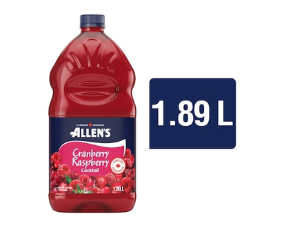Allen's Cranberry Raspberry Cocktail - 1.89 L