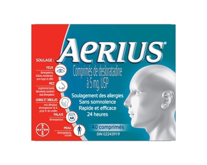 Aerius Desloratadine Tablets Usp, 5 Mg - 40.0 EA