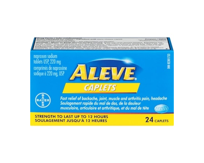 Aleve Pain Relief, Clinically Proven, Fast-Acting, Long-Lasting - 24.0 EA