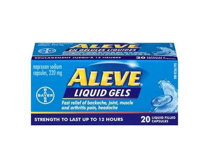 Aleve Pain Relief Liquid Gels, Strength to Last Up to 12 Hours - 20.0 EA