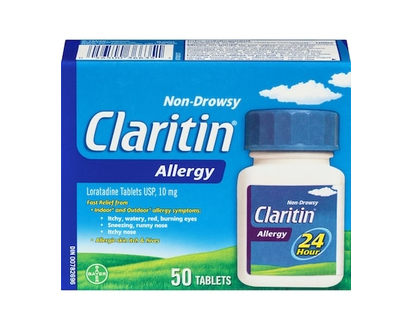 Claritin Allergy Medicine, 24-Hour Non-Drowsy Relief - 50.0 EA