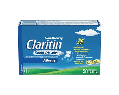 Claritin Rapid Dissolve Allergy Medicine, 24-Hour Non-Drowsy Relief - 50.0 EA