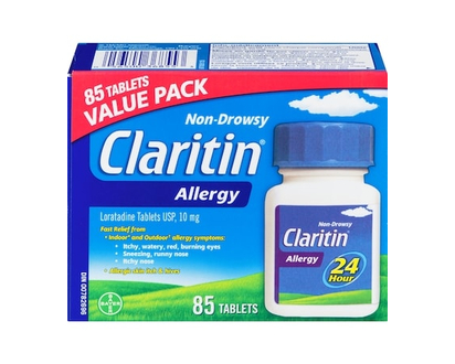 Claritin Allergy Medicine, 24-Hour Non-Drowsy Relief - 85.0 EA