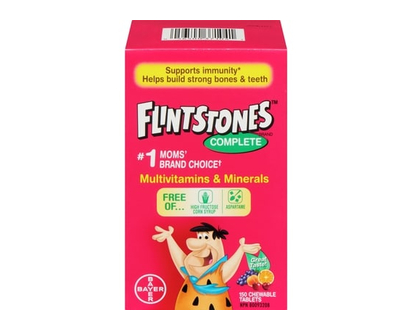 Flintstones Complete Chewable Multivitamin for Kids, Aspartame-Free - 150.0 EA