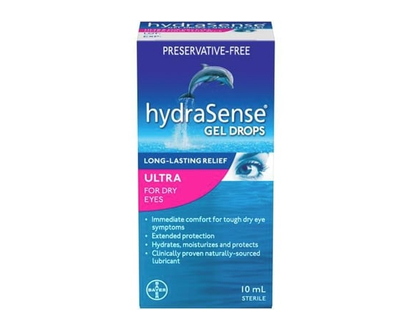 Hydrasense ULTRA Eye Gel Drops, For Dry Eyes, Preservative Free - 10.0 ML