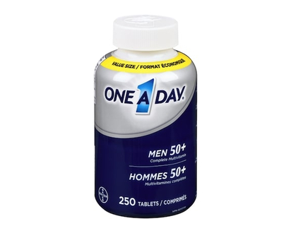 One A Day Multivitamines complètes hommes 50+ format économique - 250.0 EA