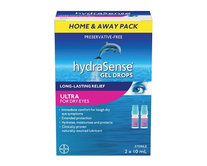 Hydrasense Ultra Eye Drops For Dry Eyes - Preservative Free Eye Gel Drops - 20.0 ML
