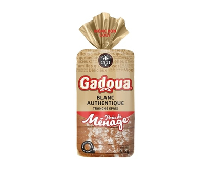 Gadoua Pain de ménage blanc authentique tranché épais - 675.0 G