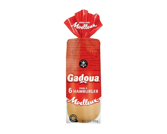 Gadoua Pains à hamburger - 6 - 366.0 G