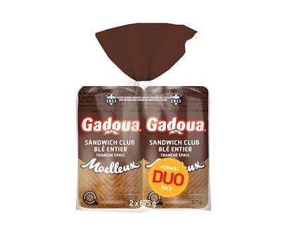 Gadoua Moelleux Pain Blé Entier Tranchés Épais - 675.0 G