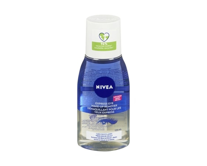 NIVEA Express Eye-Makeup Remover, Face cleanser, 125ml - 125 ML