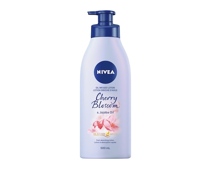 Nivea Oil Infused Cherry Blossom & Jojoba Oil Body Lotion - 500 ML