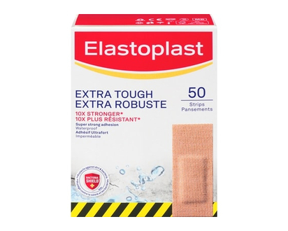 Elastoplast Pansements Extra Robuste Imperméables, Boîte De 50 - 50 CHA