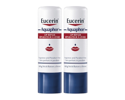 EUCERIN AQUAPHOR Lip Balm Repair Stick DUO PACK for Dry, Chapped and Cracked Lips - 4 G