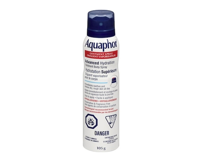 Eucerin Aquaphor Healing Ointment Moisturizing Body Spray for Dry Skin — Healing Ointment Spray for Dry and Rough Skin — Moisturizing Body Spray for H