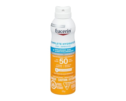 Eucerin Complete Hydration Sun Spray SPF 50 - 170.0 G