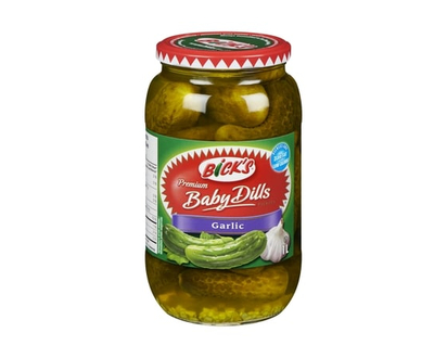 Bicks Premium Baby Dills Pickles Garlic - 1.0 L