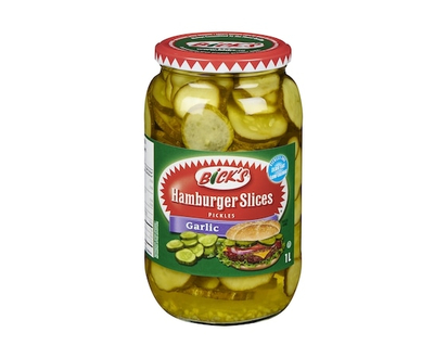 Bicks Pickles Hamburger Slices Garlic - 1.0 L