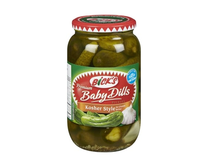 Bicks Baby Dills, Kosher- Style - 1.0 L