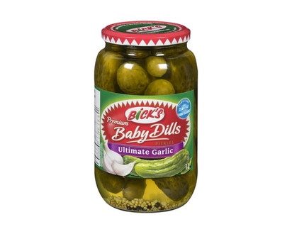 Bicks Baby Dills, Ultimate Garlic - 1.0 L