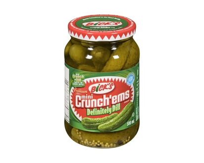 Bicks Mini Crunch'ems Premium Pickles Definitely Dill - 500.0 ML