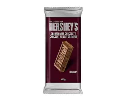 Hershey's Creamy Milk Chocolate Family Size Bar - 100.0 G