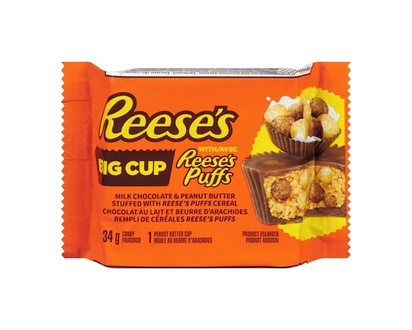 Big Cup Candy With Reese's Puffs - 34.0 G