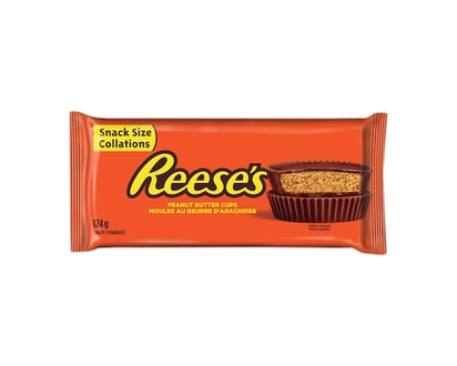 Oh Henry Chocolate, Peanut Butter Cups Snack Sized Candy - 124 G