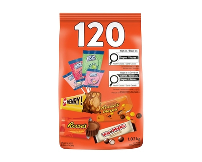 Hershey's Halloween Assorted Candies 120-count - 1.02 KG
