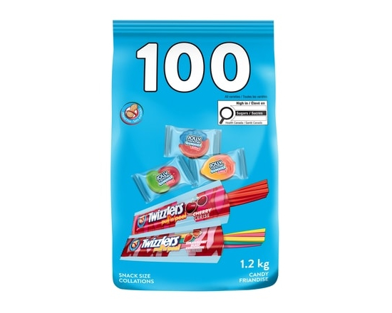 Hershey’s Bonbons assortis sans arachides 100 unités - 1.2 KG