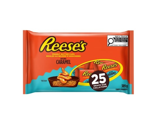 Collations De Moules Au Beurre D'Arachides Avec Caramel - 389.0 G