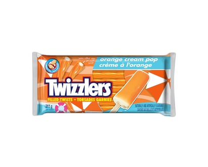 Twizzler Orange Cream Pop Filled Twists Candy - 311.0 G